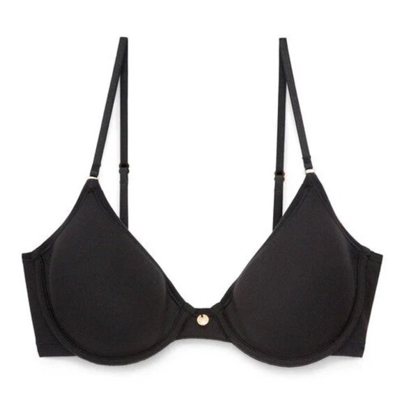 NATORI Understated Underwire T-Shirt Bra 38D Black #132025 - Picture 1 of 7